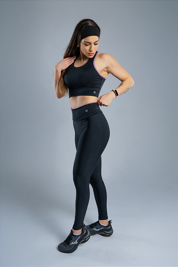 Legging Balance Preta e Nude