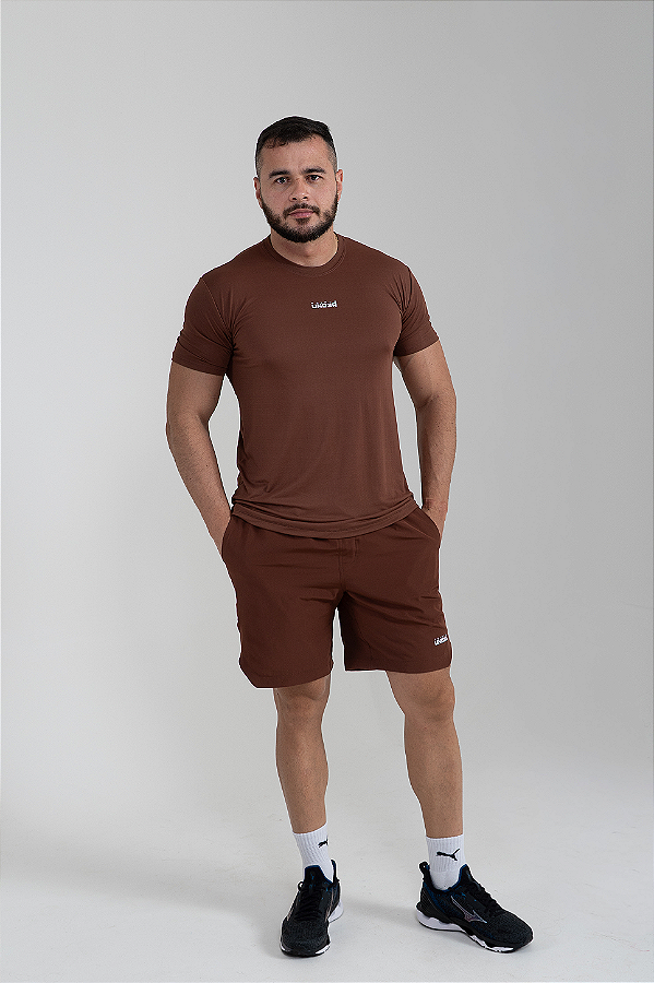 Camisa Masculina Marrom