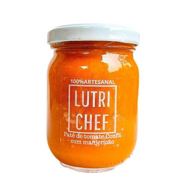 Patê de tomate confit com manjericão