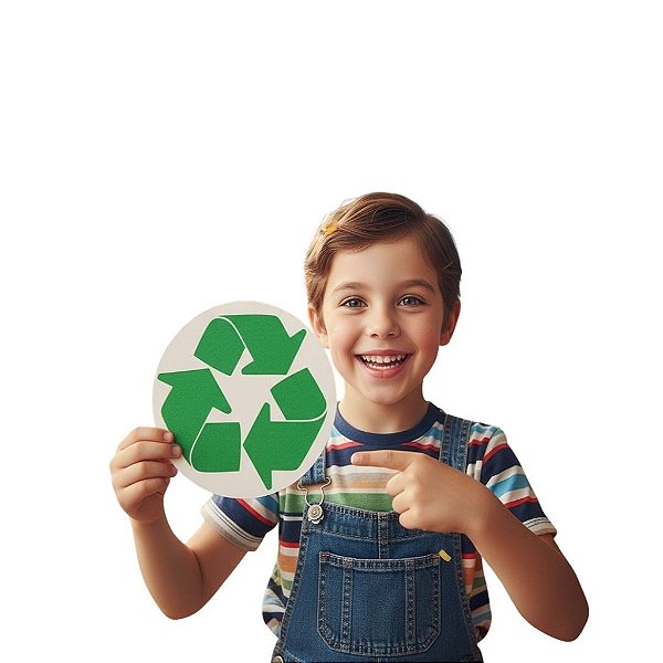 estampa termocolante DTF textil desenho adesivo simbolo reciclagem para roupas tamanho 20cm x 20cm