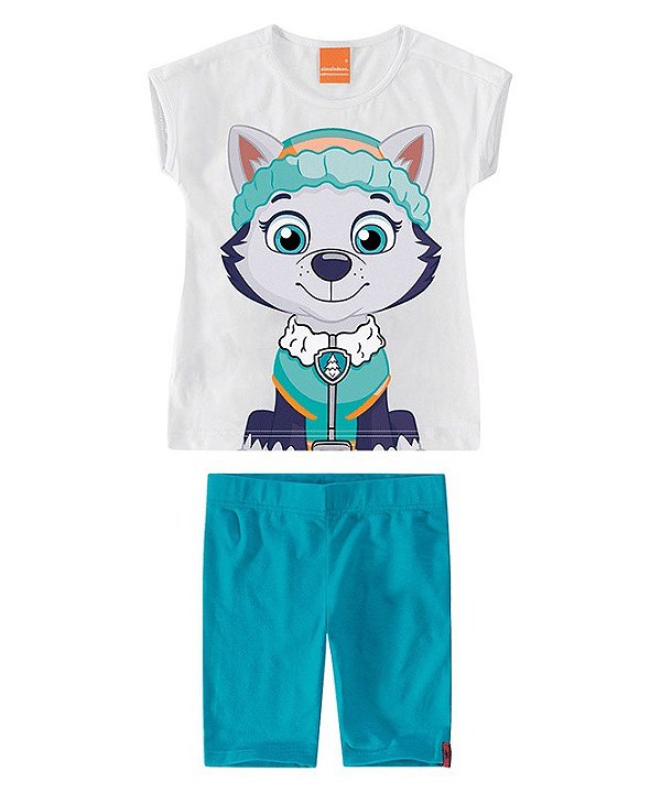 conjunto patrulha canina skye feminina infantil várias cores e tamanhos