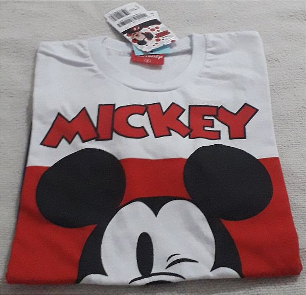 camiseta mickey infantil masculina multicolorida vários tamanhos