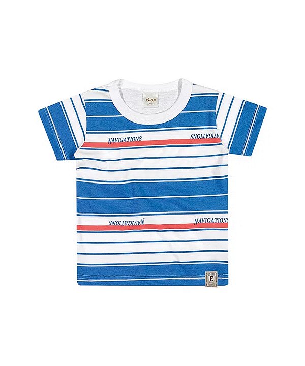 camiseta infantil com listras masculino algodão em várias cores e tamanhos 2 a 8 anos