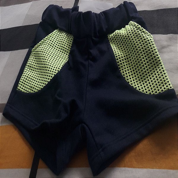 short moletom infantil menina com bolso várias cores 4 e 6 anos