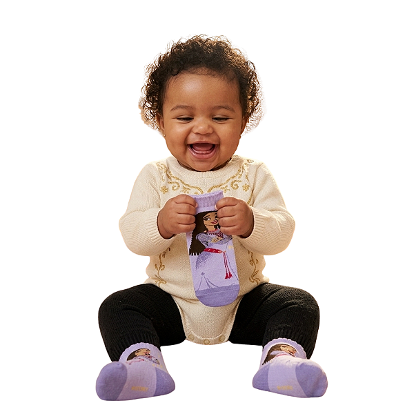meia infantil princesa wish disney menina algodão poliamida lilás vários tamanhos