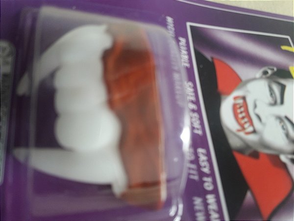 dente de vampiro infantil plástico dentadura drácula terror cosplay halloween