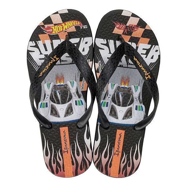 chinelo infantil menino hot wheels solado antiderrapante várias cores e tamanhos 23 a 32