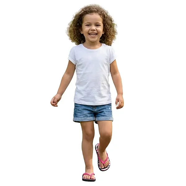 chinelo infantil menina estampada molduras cerejas solado borracha várias cores tamanhos 23 a 32