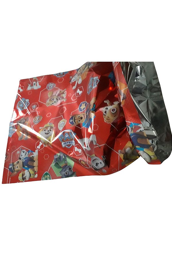 saco presente laminado personagem patrulha canina unidade várias cores e tamanhos