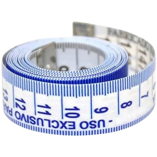 Fita Métrica Corporal Colorida Flexível PVC 1,5m Precisa e Resistente para Medidas