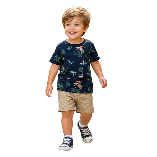 camiseta dinossauros Infantil menino divertida malha algodão várias cores tamanhos 2 e 3 anos