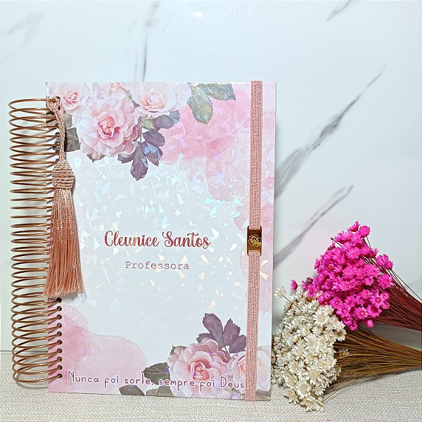Agenda Floral Rosa 2025