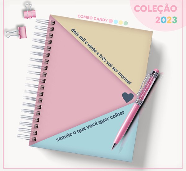 AGENDAS FEMININAS (COLEÇÃO CANDY)