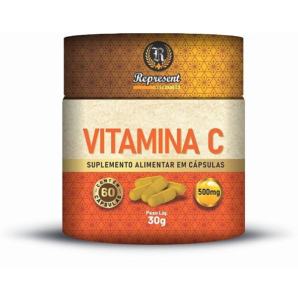 Vitamina C 60 cáps - Represent Nutrition