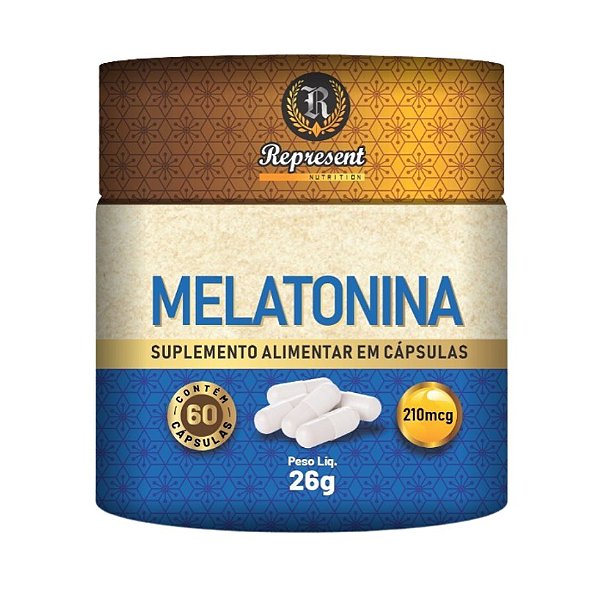 Melatonina 60 cáps - Represent Nutrition