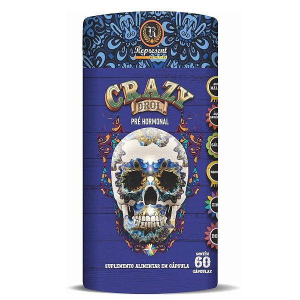 Crazy Drol Pré Hormonal 60 cáps - Represent Nutrition