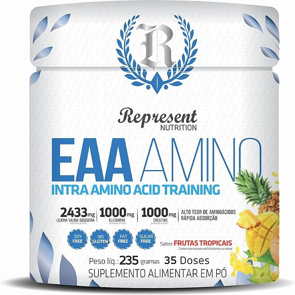 EAA Amino Sabor Frutas Tropicais 235gr - Represent Nutrition