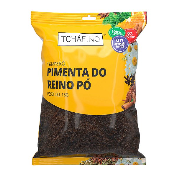 Tempero Pimenta do Reino em Pó - Granel 15g