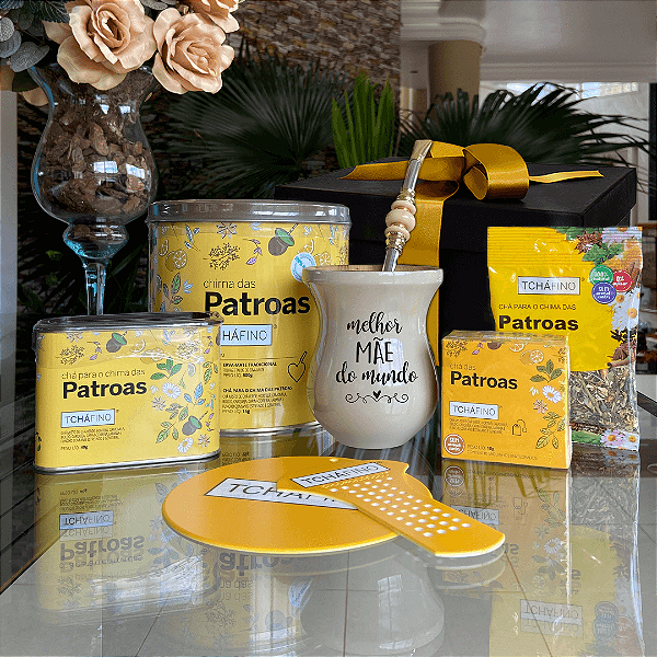 Presente Mãe - Kit Chima das Patroas Completo com Cuia Personalizada
