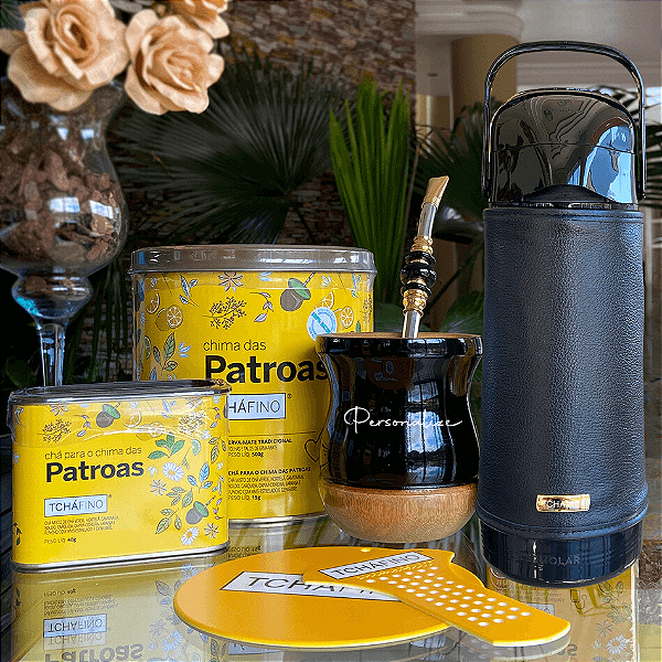 Kit Chima das Patroas Completo - Com Cuia Personalizada + Térmica