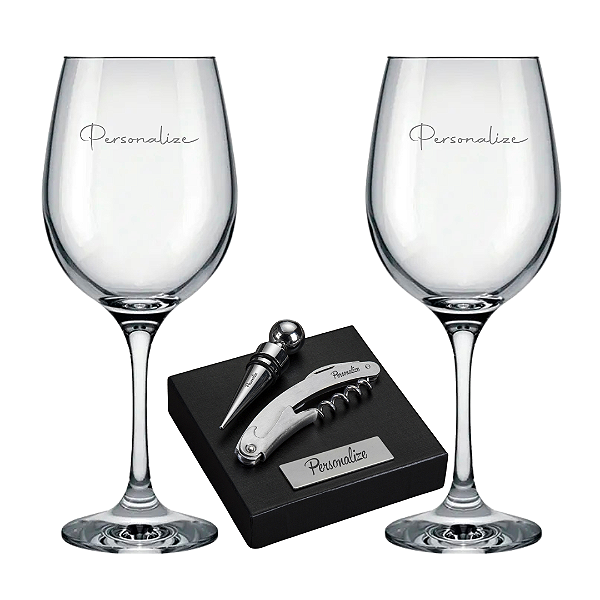 Kit Vinho - Arte Personalizada