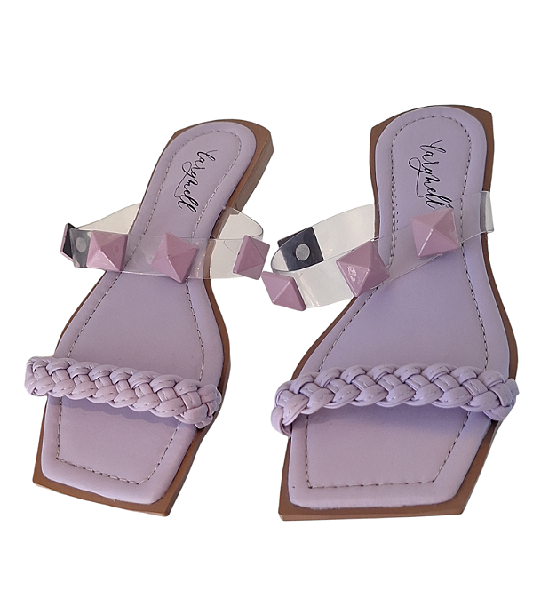 SHOE RASTEIRA LILAS PEDRAS