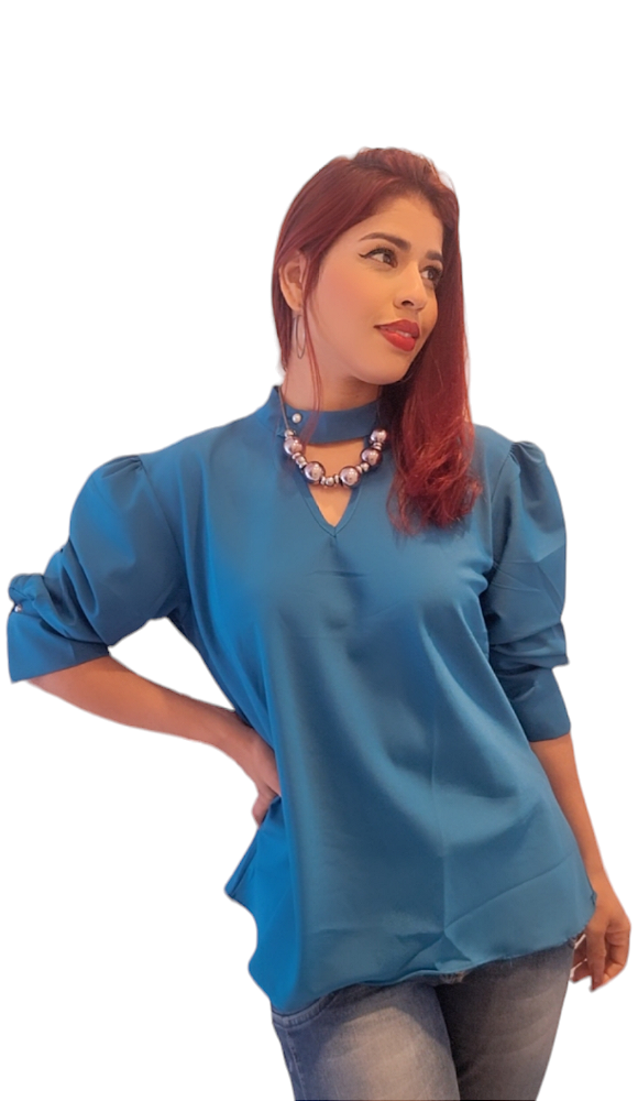 BLUSA FEMININA DE MANGA LONGA