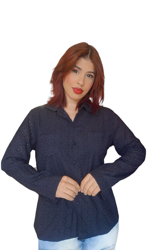 BLUSA SOCIAL CAMBRAIA
