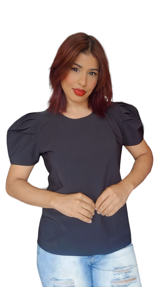 BLUSA LISA J.E MANGA BUFANTE