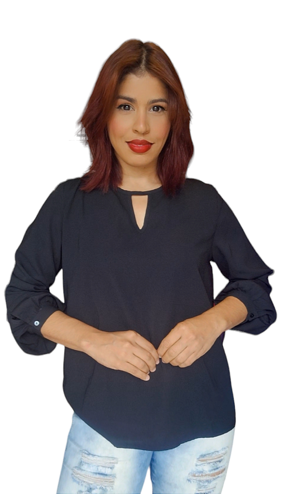 BLUSA SOCIAL MANGA LONGA LM