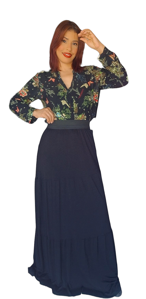 SAIA PLUS SIZE CÓS ELASTANO