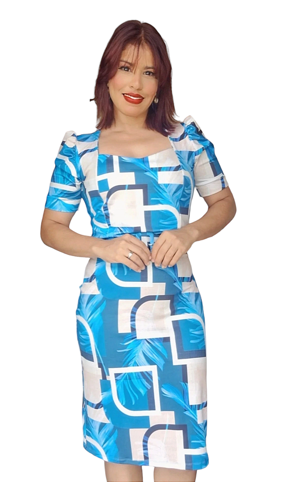 VESTIDO CURTO TUBINHO RAINHA