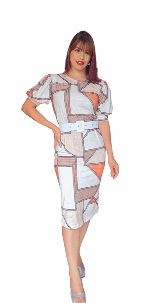 VESTIDO  LONGO TUBINHO MIDI VALERIA