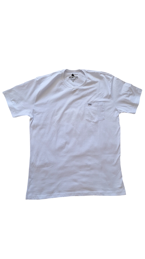 CAMISA GOLA CARECA MILNEY BAY BRANCA