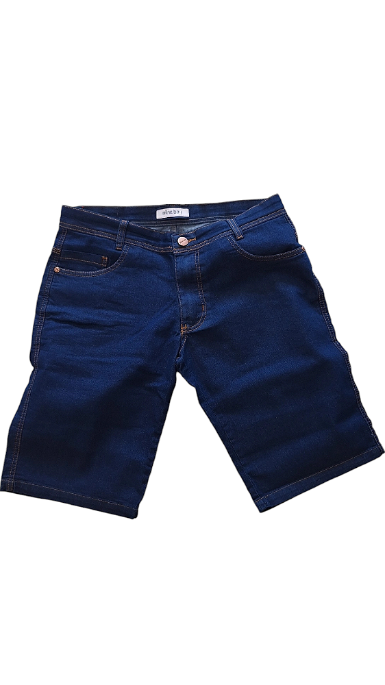 BERMUDA MASCULINA MILNEY BAY ESCURA LISA