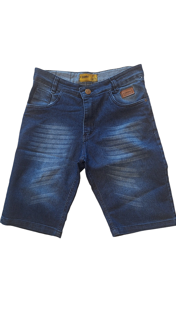 BERMUDA MASCULINA  JEANS LISTRAS CLARAS