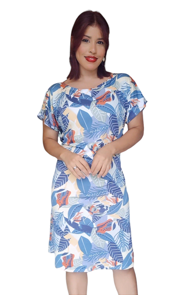 VESTIDO  CURTO MALHA ESTAMPADO DIVERSOS