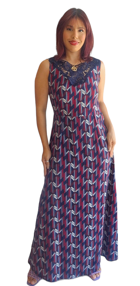 VESTIDO LONGO C RENDA NAS COSTAS