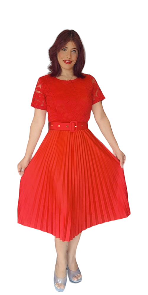 VESTIDO CURTO  FEST RENDA LUREX