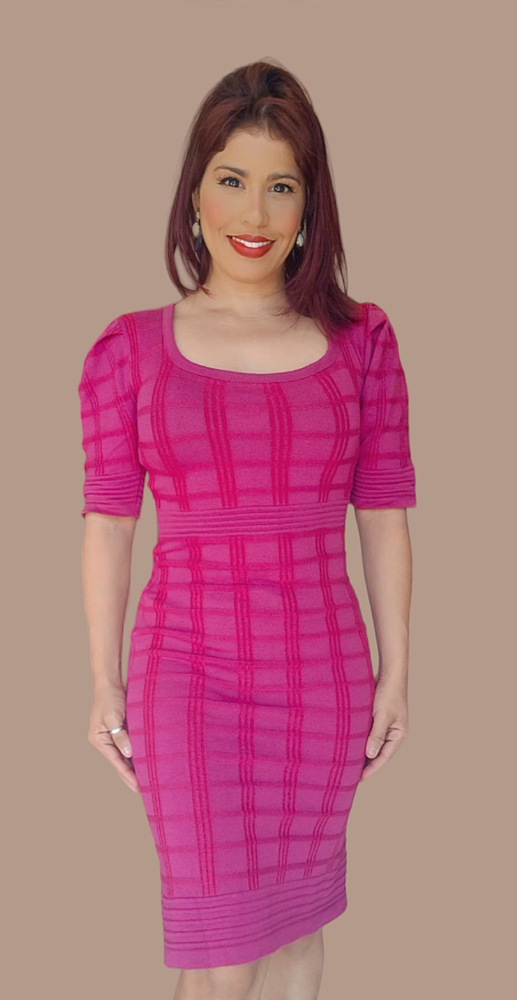 VESTIDO CURTO TUBINHO DE LINHA