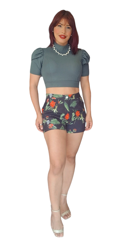 SHORT CURTO ESTAMPADO