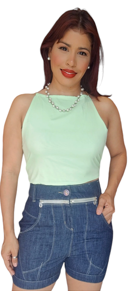 SHORT JEANS PREPPY CASUAL