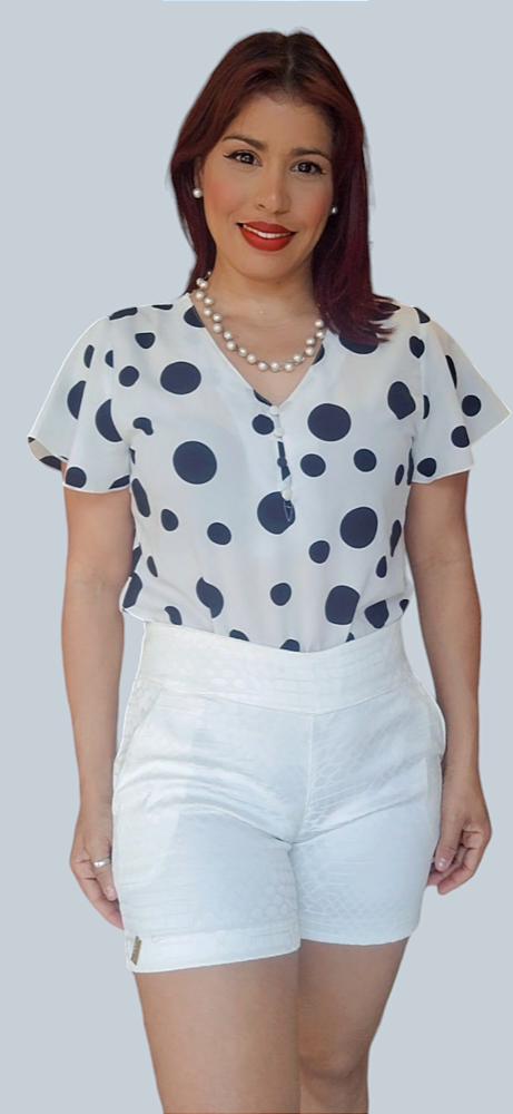 SHORT  CURTO SOCIAL CREME