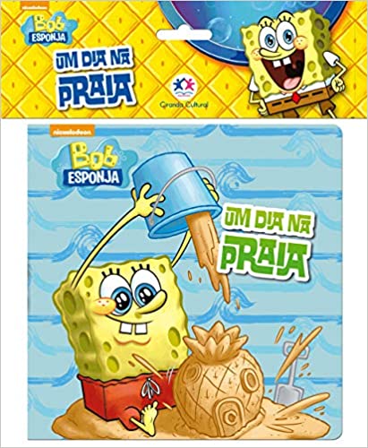 Livro de Banho Bob Esponja - Um dia na praia
