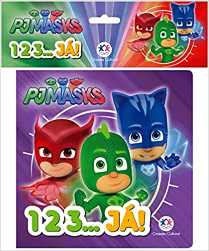 Livro de Banho PJ MASKS 1..2..3..JÁ