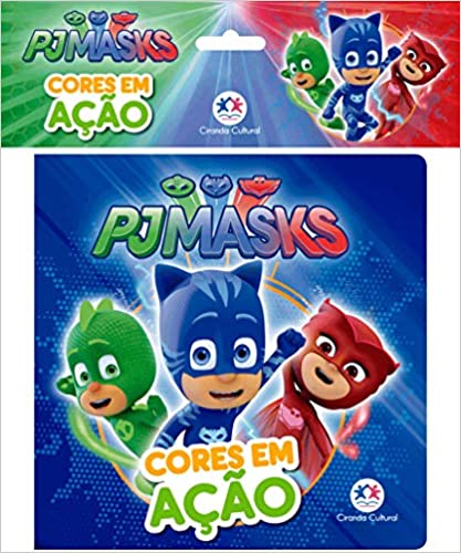 Livro de Banho PJ MASKS Cores em ação