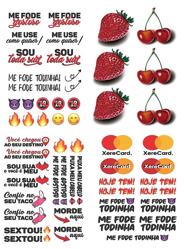 Tatuagem Temporária Erótica 2