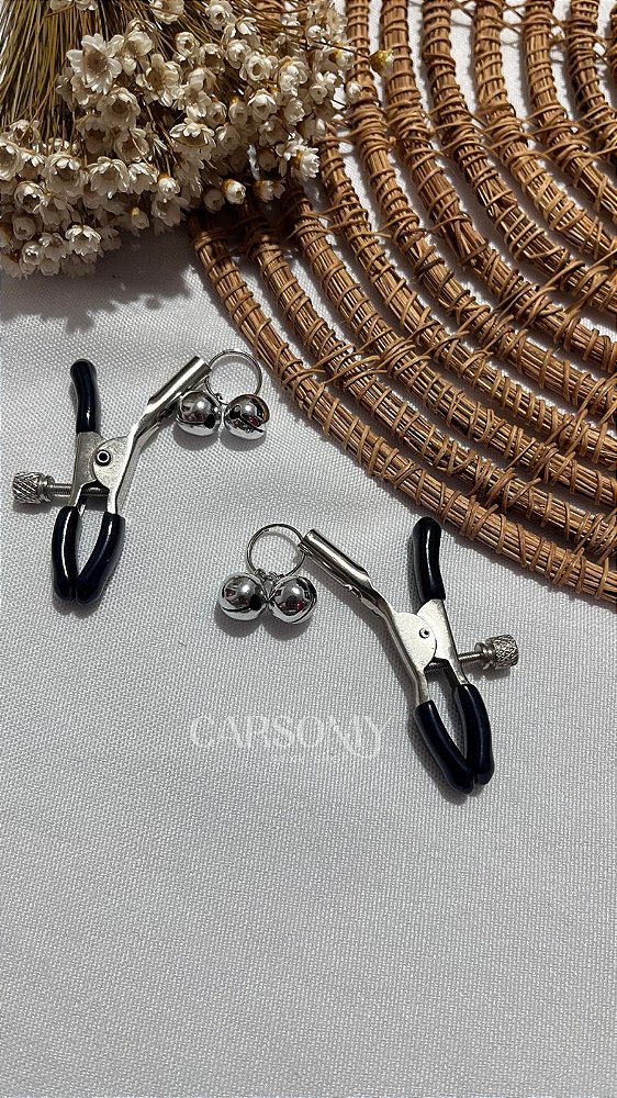 Prendedor de Mamilo Prata