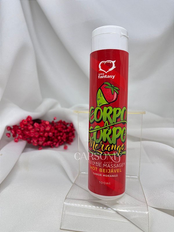 Óleo para massagem de Morango