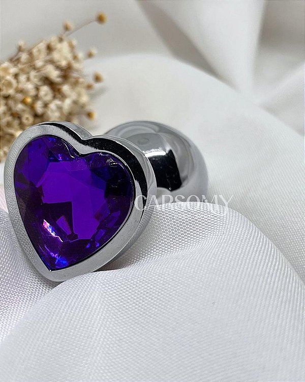 Plug Coração Lilas